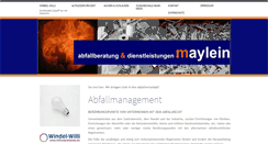 Desktop Screenshot of maylein.eu