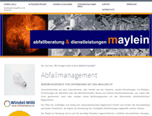 Tablet Screenshot of maylein.eu